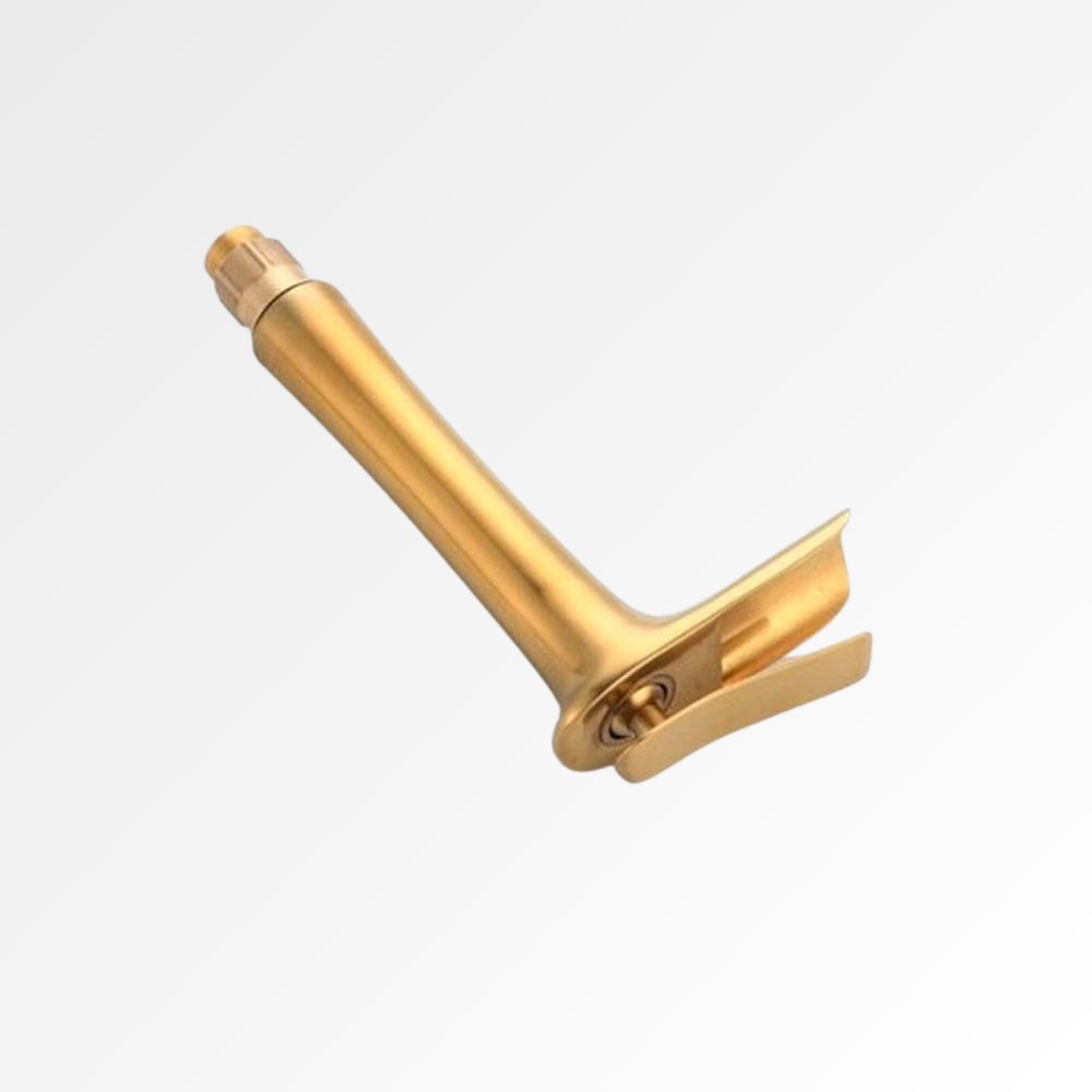 Purea Cascade Tall – Mitigeur lavabo cascade doré pour vasque