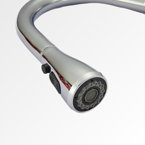 SteelFlow Flex – Mitigeur cuisine inox 304 extractible rotatif 360°
