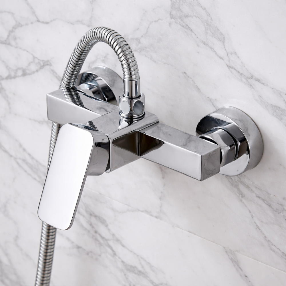 LineaMix – Mitigeur de douche mural chromé