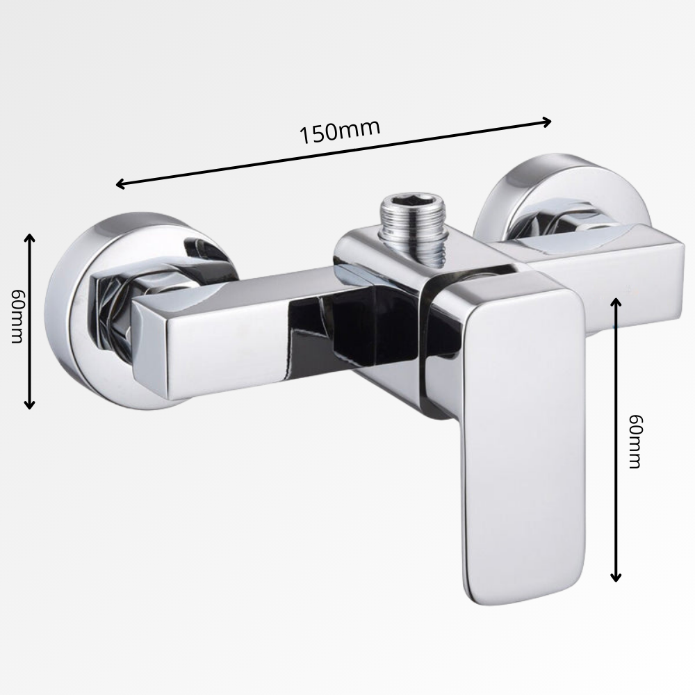 LineaMix – Mitigeur de douche mural chromé