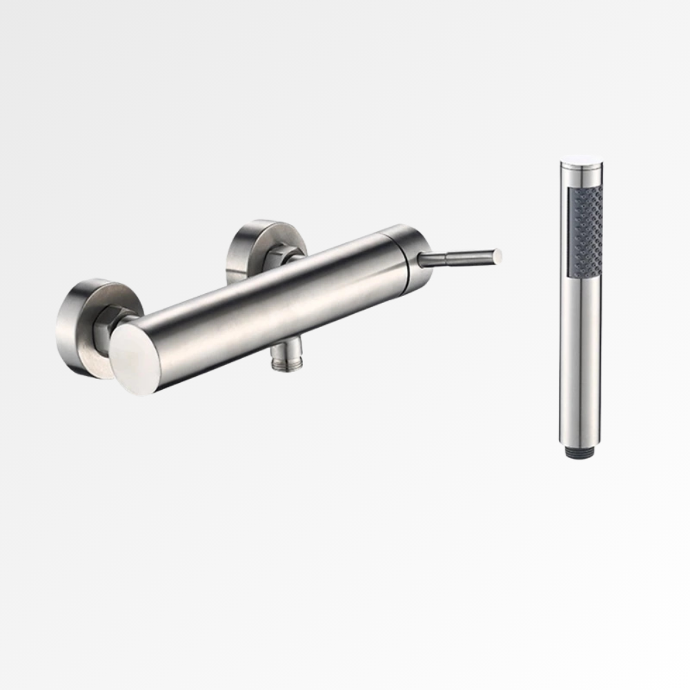 Inoxa Bath – Mitigeur douche mural en inox 304 avec douchette à main