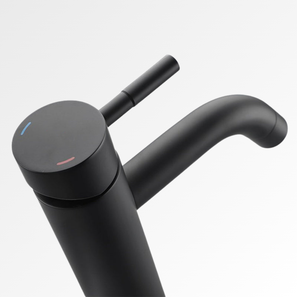 Mono Black – Mitigeur pour vasque minimaliste noir mat