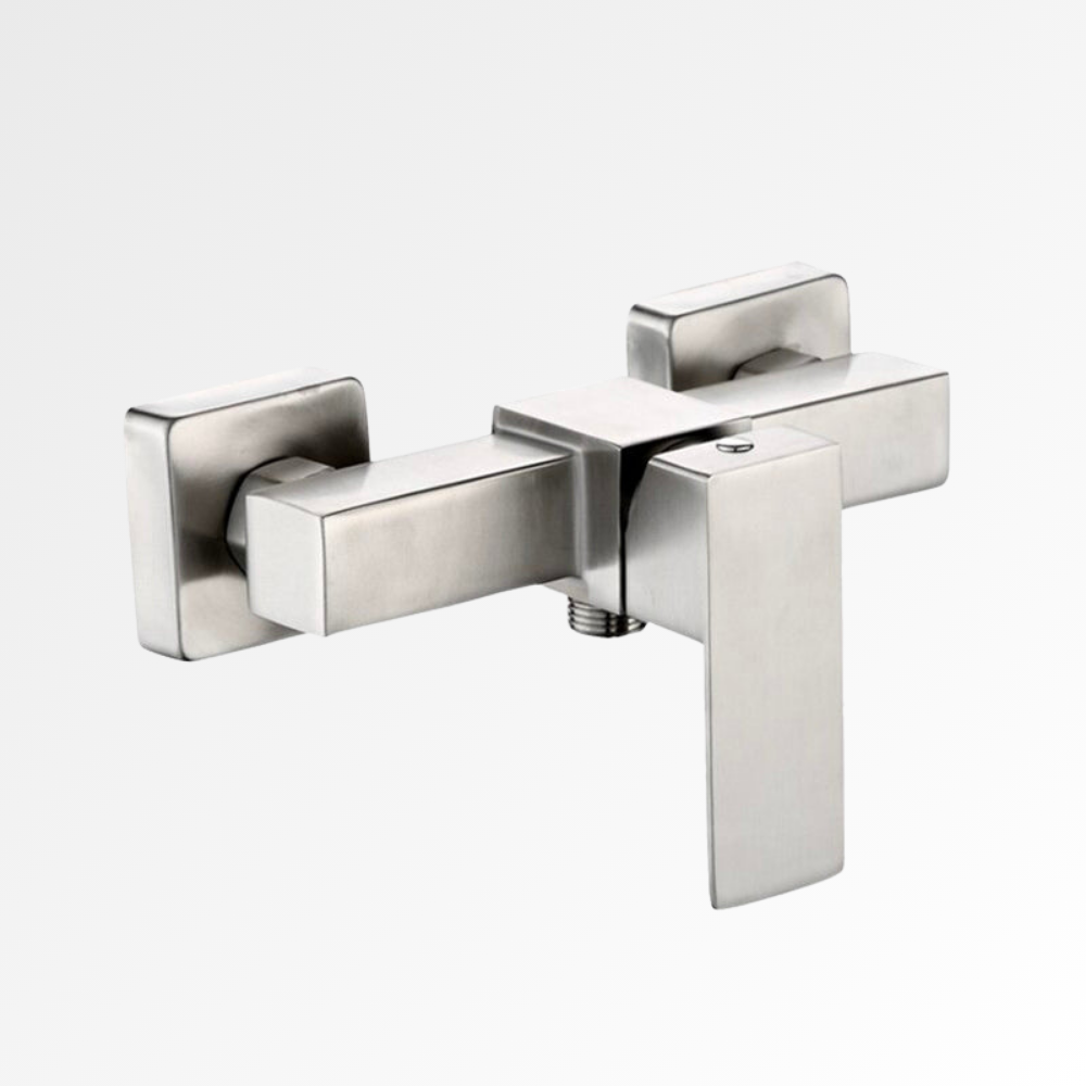 Inoxa Square – Mitigeur bain-douche mural en inox 304 design carré
