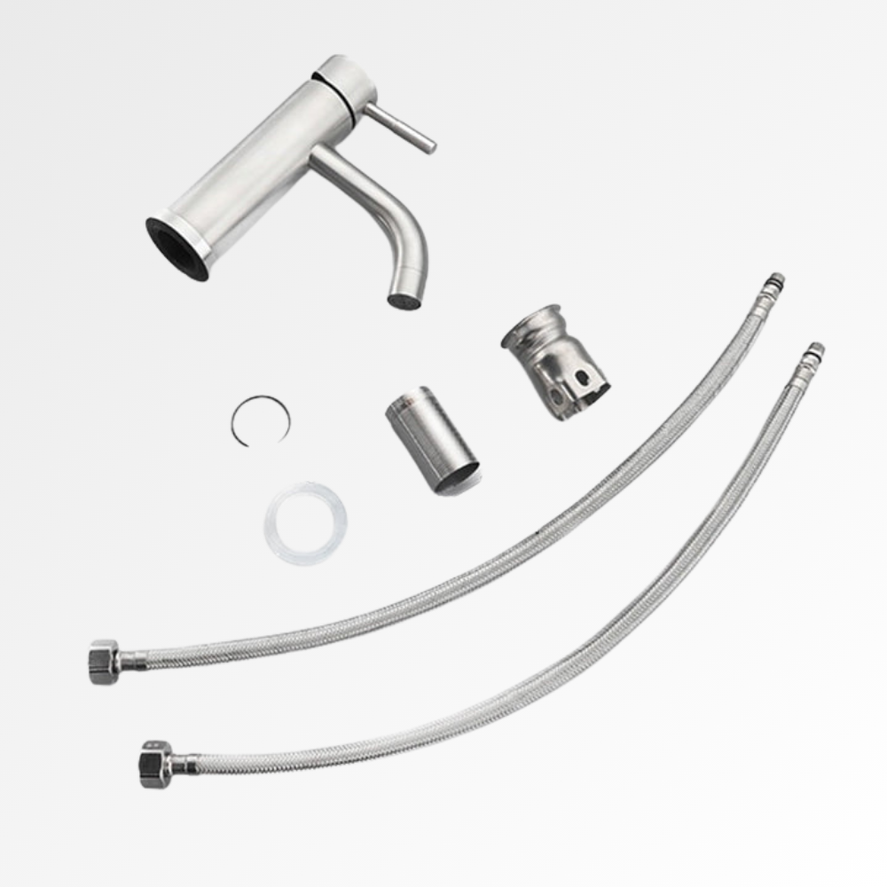 Purea Short – Mitigeur lavabo compact design chrome