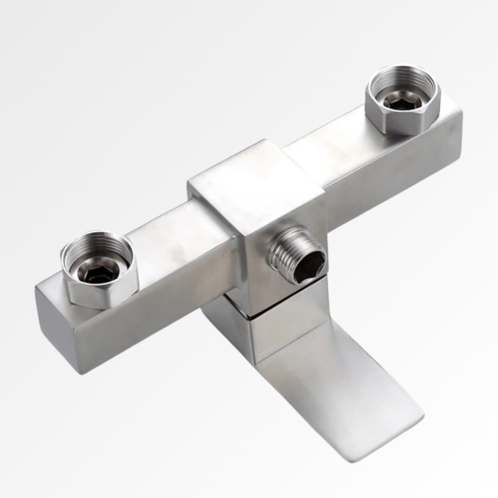 Inoxa Square – Mitigeur bain-douche mural en inox 304 design carré