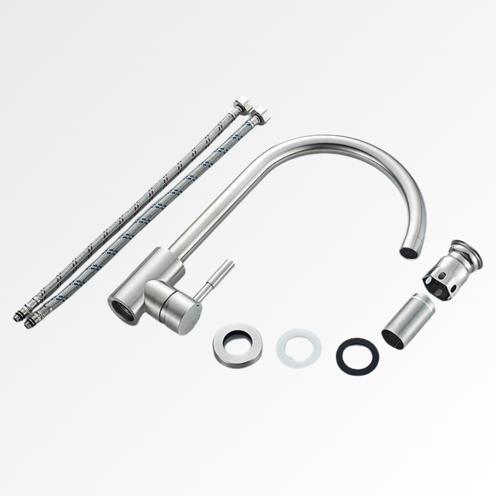 InoxFlow 360 – Mitigeur cuisine inox 304 rotatif