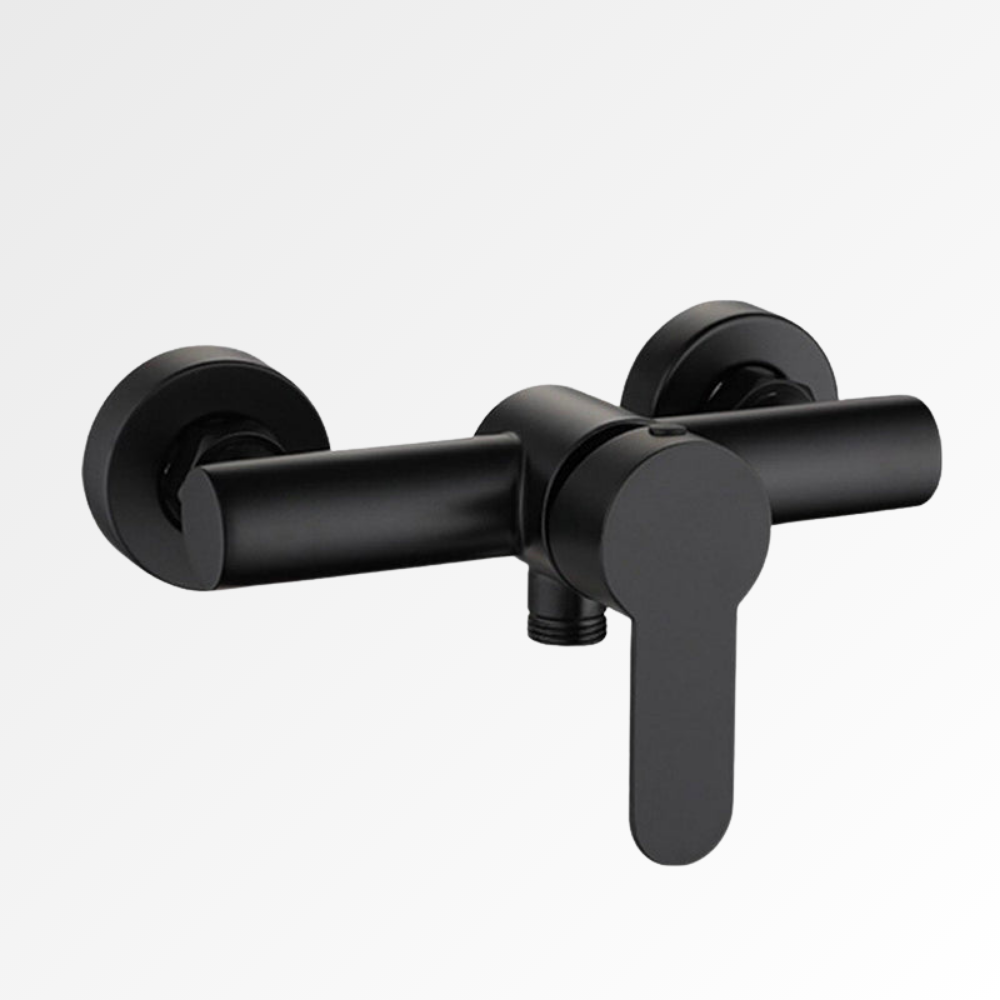 Nocta Bath – Mitigeur bain-douche mural noir eau chaude & froide