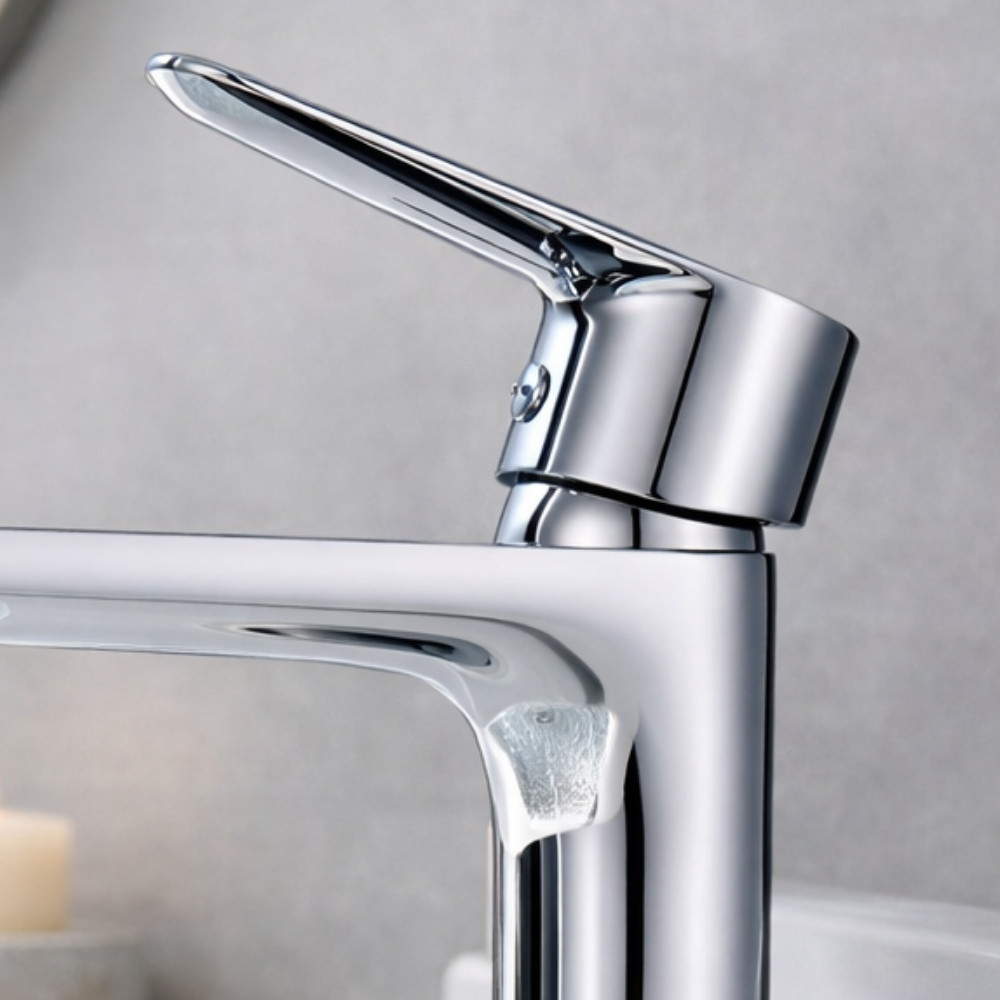 Auréa Cascade Mini – Mitigeur lavabo cascade inox 304 finition chromé