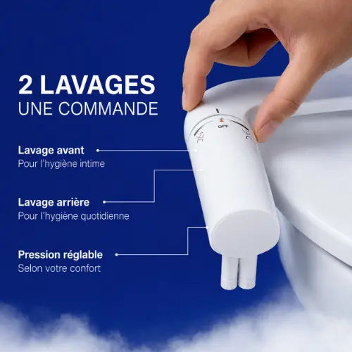 Purea Wash, Kit WC japonais ultra-fin à double jet